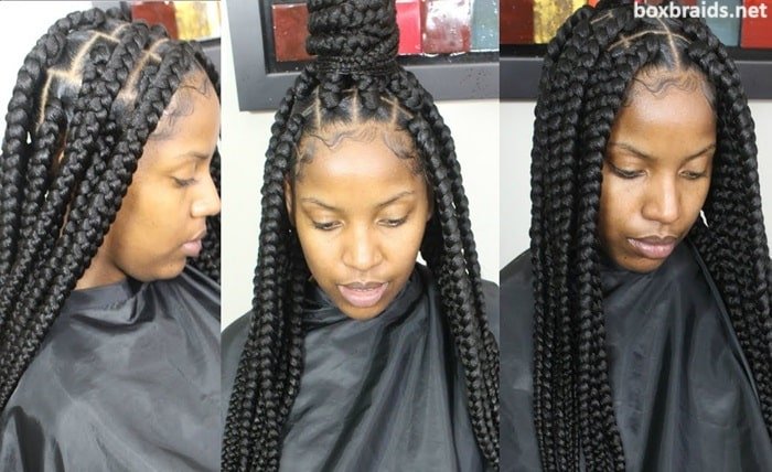 6 jumbo box braids