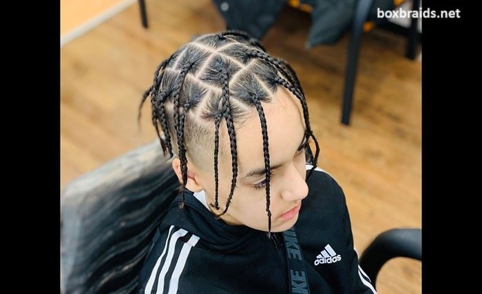 box braids boy