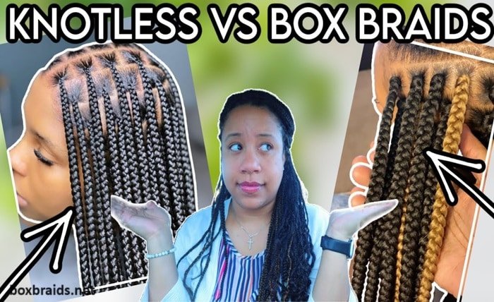 Knotless Braids vs Box Braids: A Comprehensive Guide to Choosing Your ...