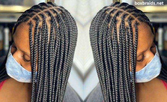 smedium box braids