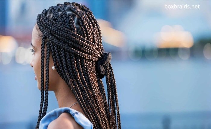 box braids women