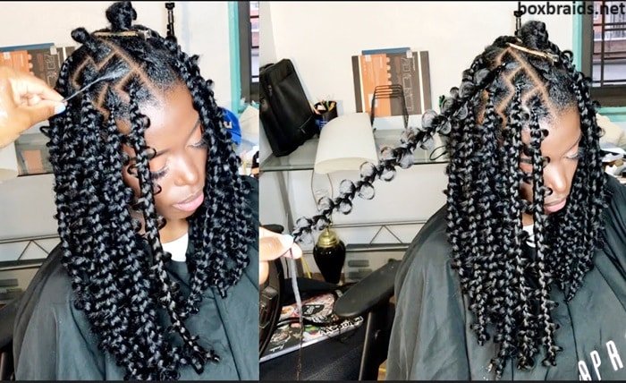 butterfly box braids