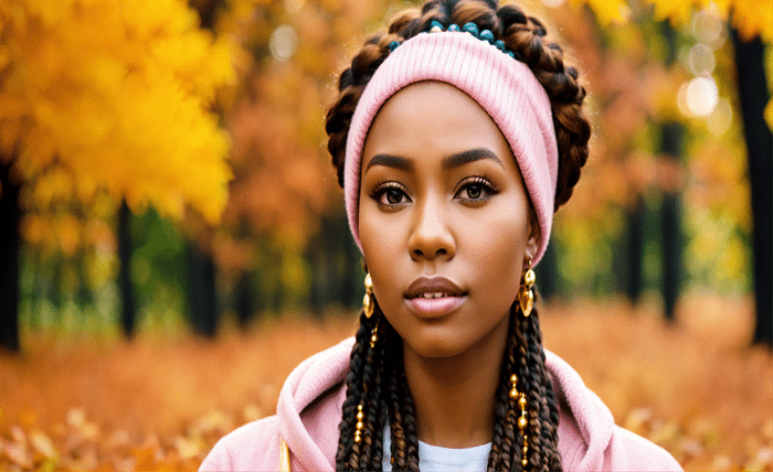 large knotless box braids