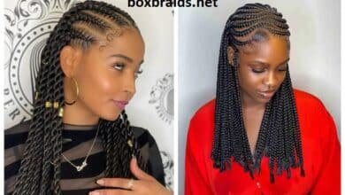 boho box braids