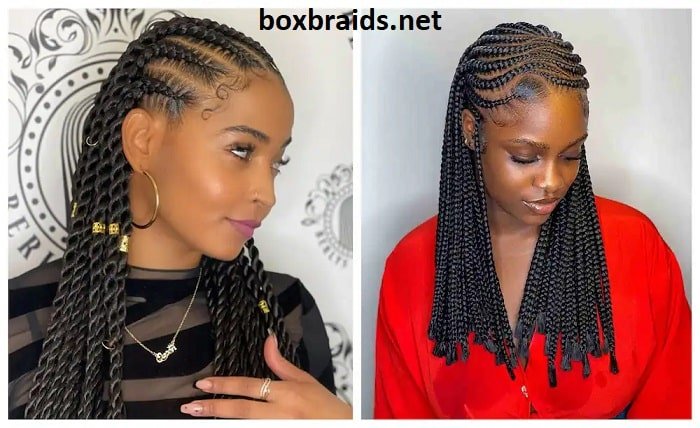 boho box braids