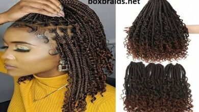 goddess bohemian box braids