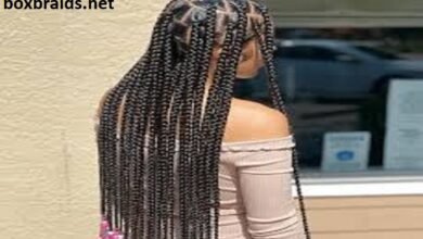 box braids with beads