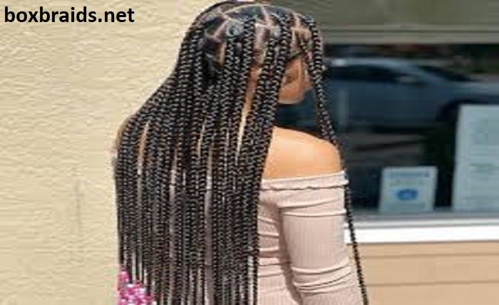 box braids with beads