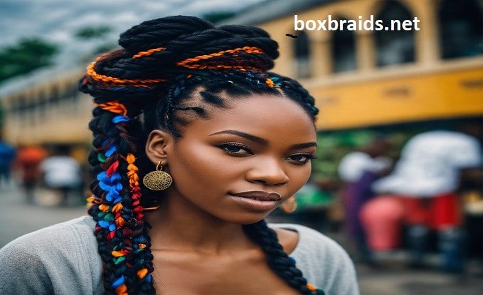 box braids medium