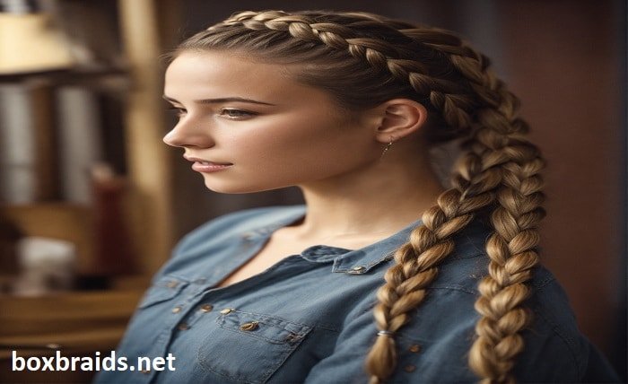 bohemian knotless braids