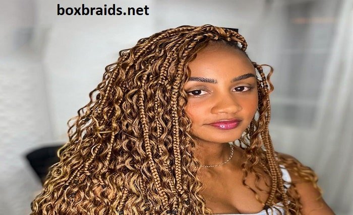 knotless boho braids