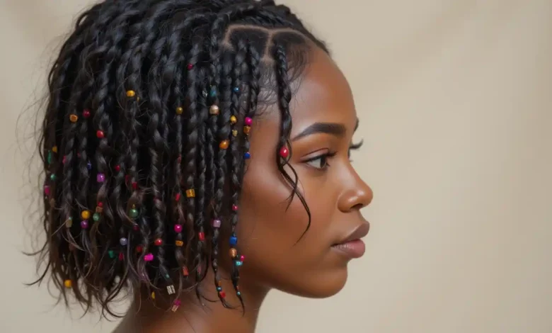 Elevate Your Style with Short Box Braids with Beads A Comprehensive Guide